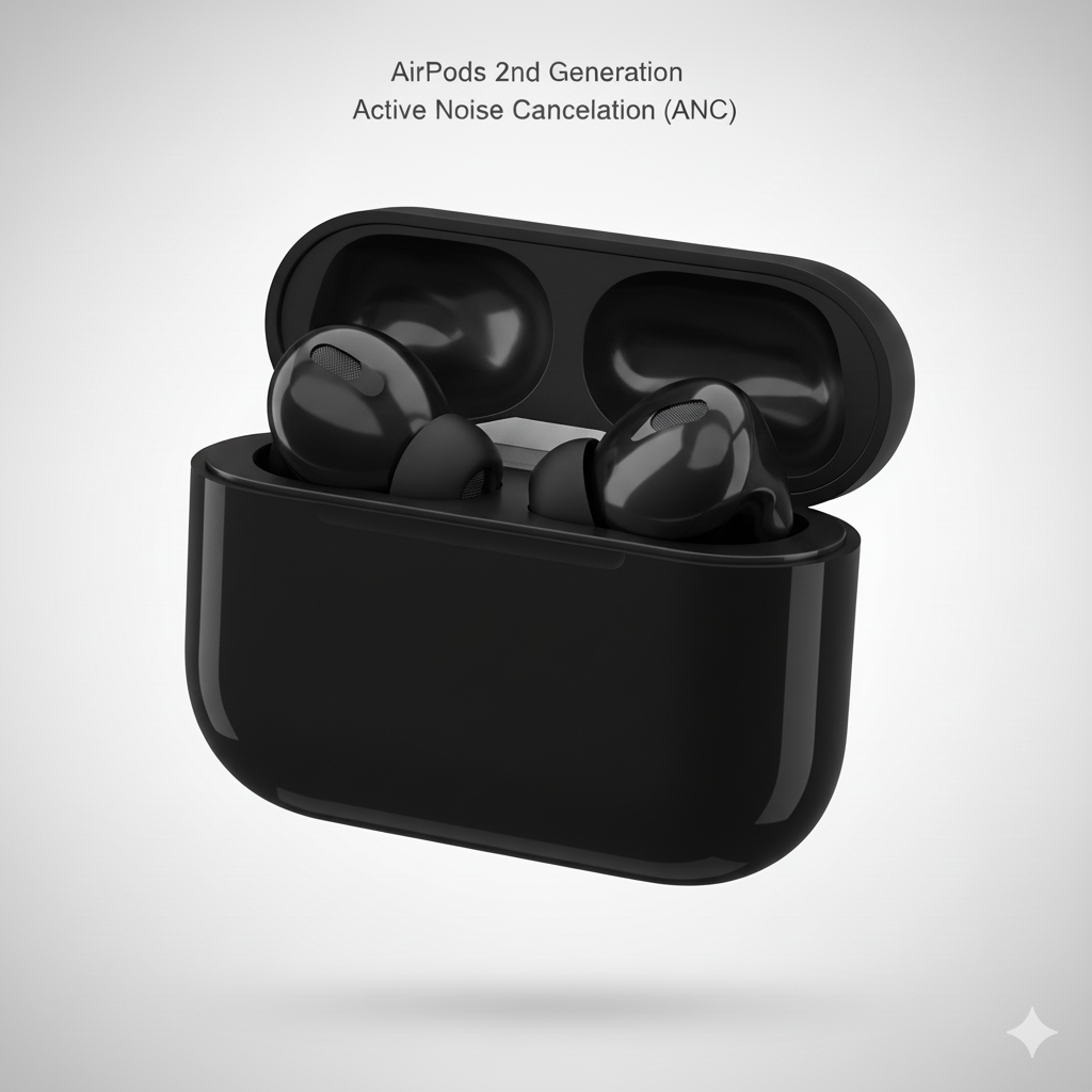 Proxpert AirPods 2nd Generation with Active Noise Cancellation (ANC) | Wireless Earbuds