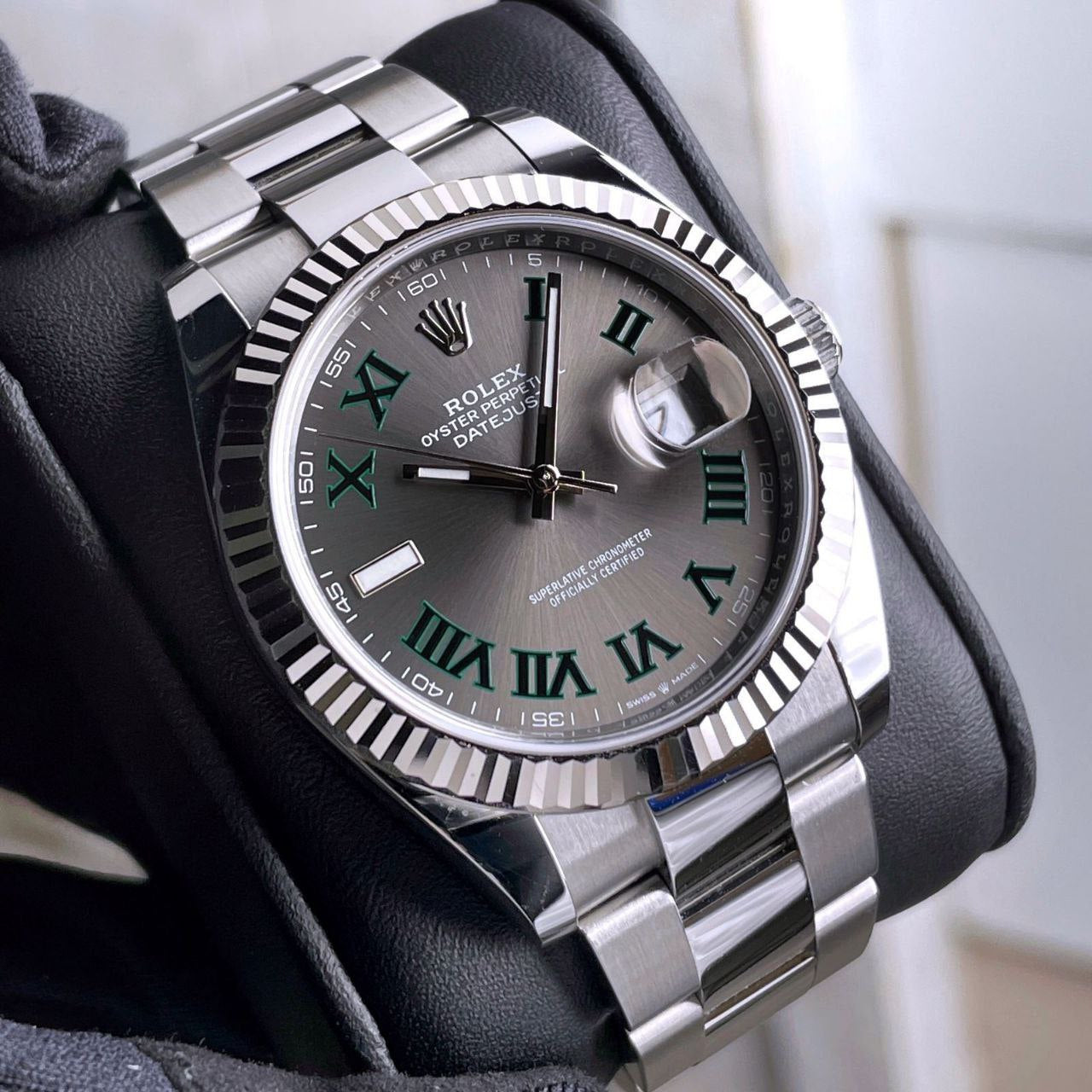 Rolex Premium Quality New Oyster Perpetual Collection now Available & Ready❤️ Rolex DateJust41 Wimbledon Automatic Collection