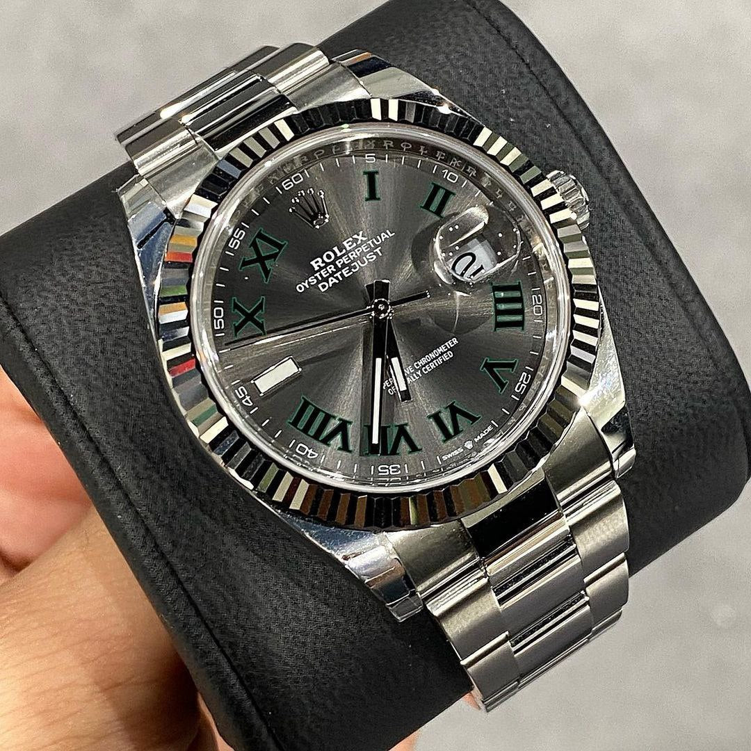Rolex Premium Quality New Oyster Perpetual Collection now Available & Ready❤️ Rolex DateJust41 Wimbledon Automatic Collection