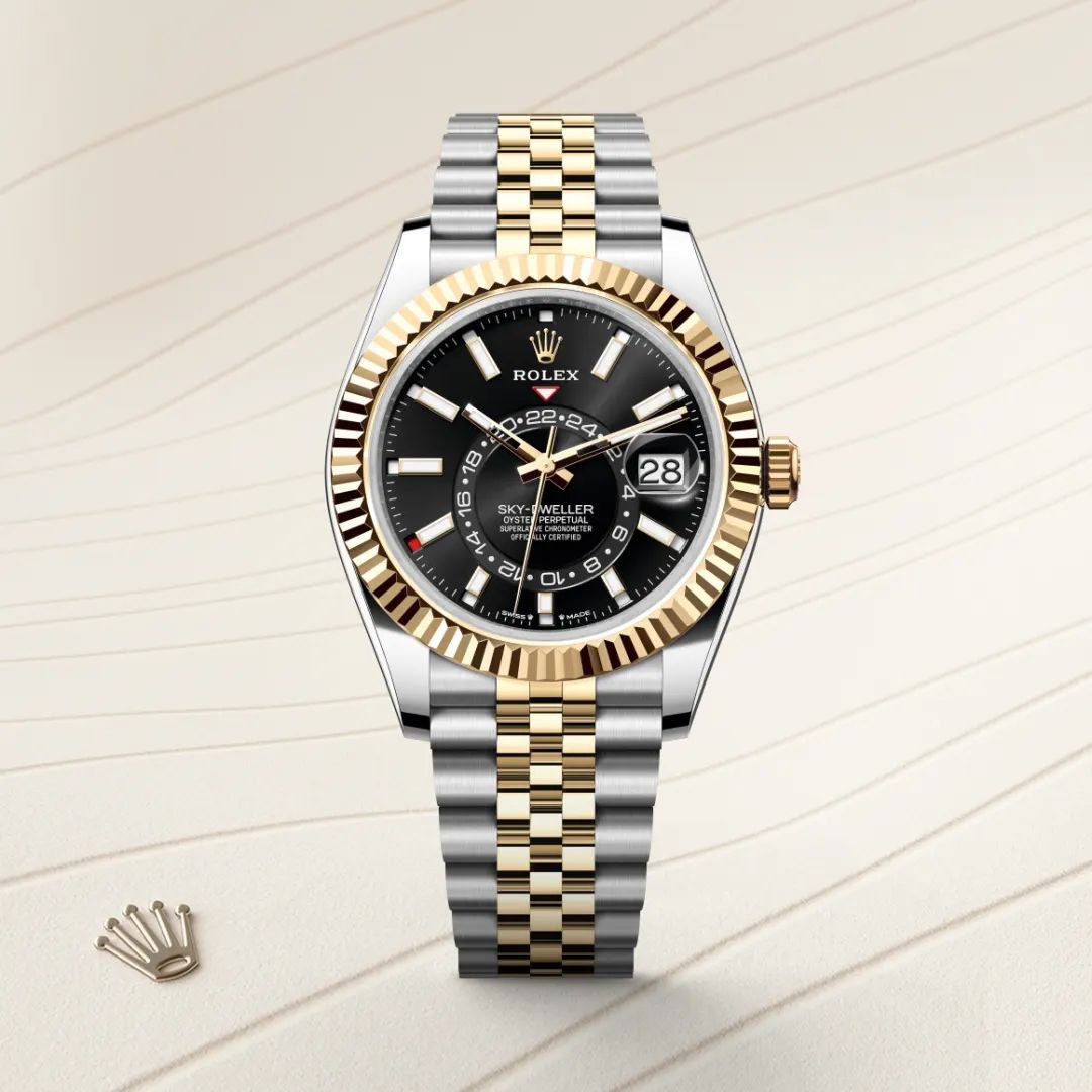 Signature Prestige with Dual Time Functionality – From Rolex’s Iconic Series 🌟