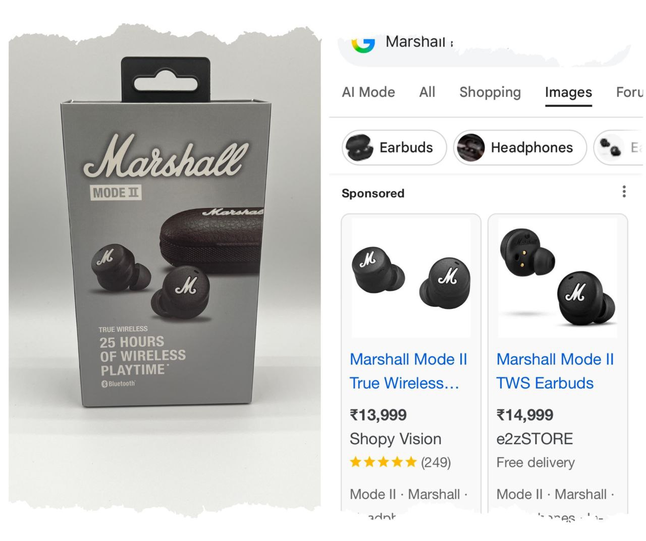 Marshall Mode II Premium Earbuds